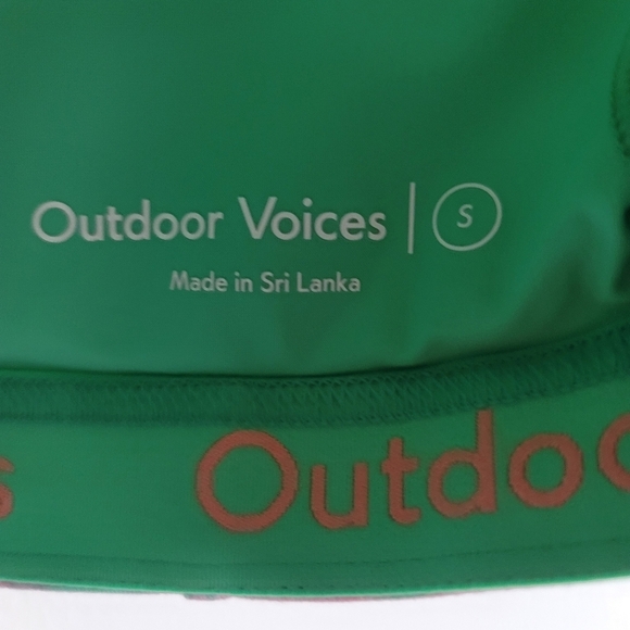 Outdoor Voices, Flow Strappy Sports Bra, Watermelon Sugar, Size Small - Picture 10 of 11